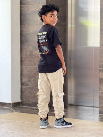 KRONNOS JOGGER BEIGE NIÑO 1